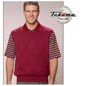  Tehama Mens Golf Vests (Color=Black,Size=XL): Sports 