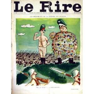   LE RIRE (THE LAUGH) FRENCH HUMOR MAGAZINE WAR MEDALS