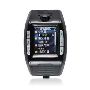  F3 Tri band Watch Style Cell Phone Black (SZR144 