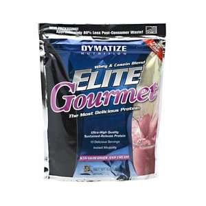 Dymatize Elite Gourmet Whey And Casein Blend   Strawberries and Cream 