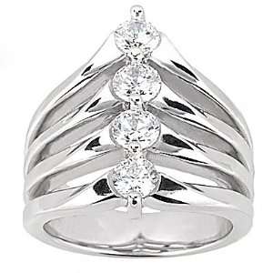   75 carats DIAMOND RING 4 stone engagement ring gold: Everything Else